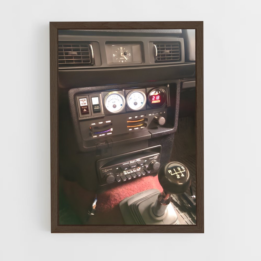 Poster Dashboard Dream – affiche Volvo (vue 5)